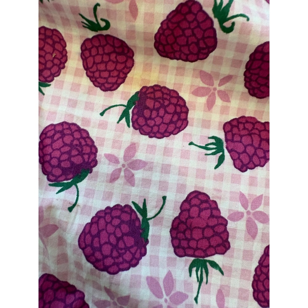 Bitty Baby American Girl Girls Purple‎ Raspberry Gingham Tie Strap Top Size 7 - Picture 7 of 9